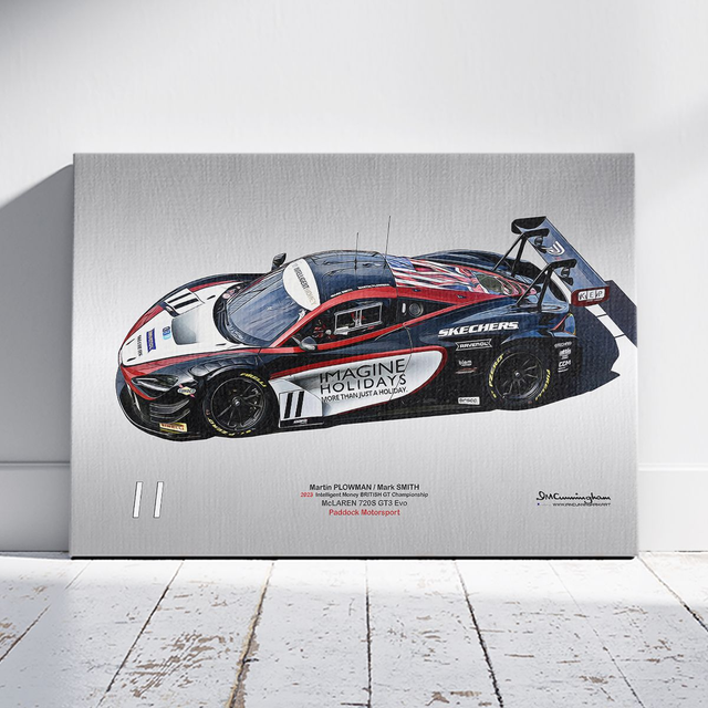 C231211 McLaren 720S GTEvo British GT 23 Paddock Motorsport #11