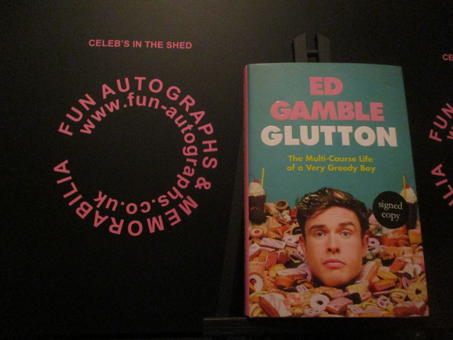 Ed Gamble 'Glutton' Authentic Autographed Hardback Book