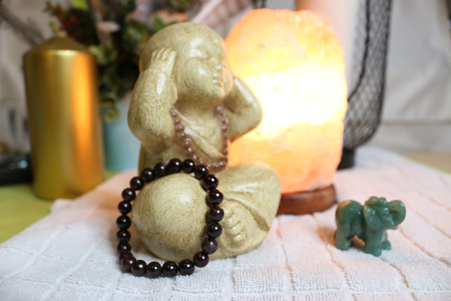 Bracelet Grenat-8mm-