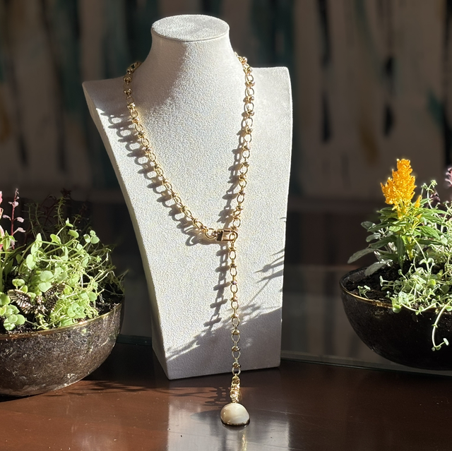 Collar Venezia Nácar – Enchape de Oro