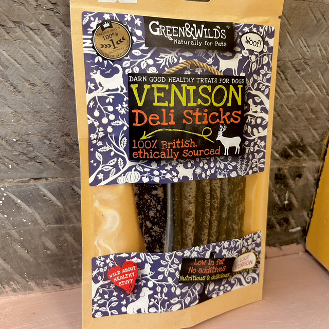 Green &amp; Wild’s Venison Deli Sticks 75g
