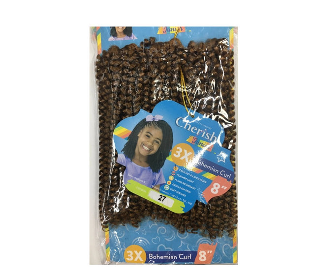 Cherish Junior Bulk : 3X Bohemian Curl 8 (Col. 27)