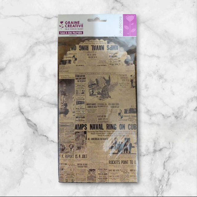 Sac en papier journal