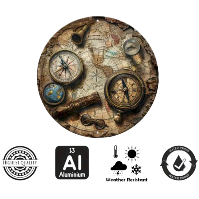 Plaque Métallique Unique