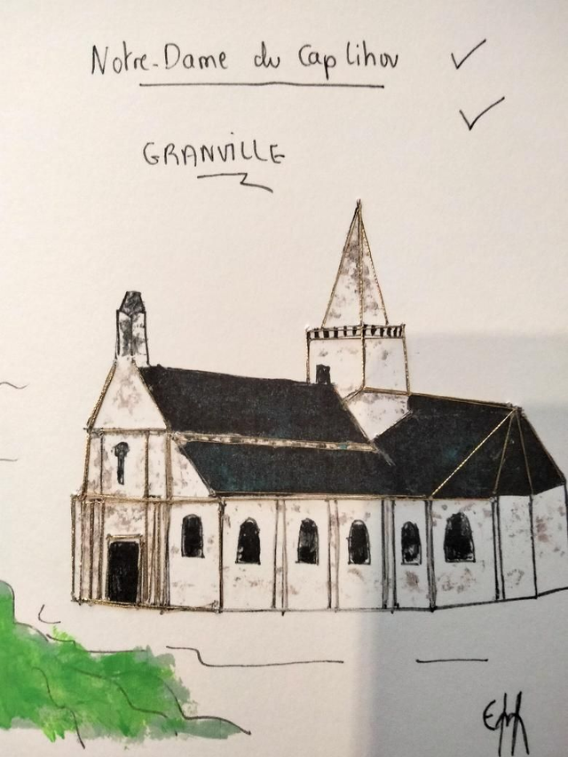 Carte Cousue Main Notre-Dame Du Cap Lihou