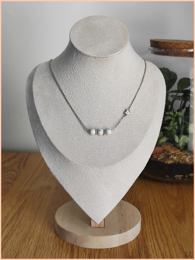 Collier Romy - Howlite