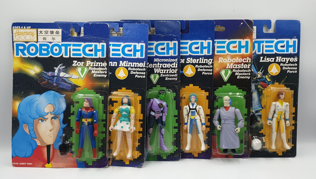 Robotech action figures inc. rare Robotech Master