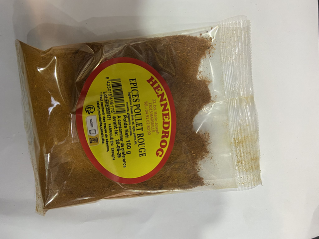 EPICES POULET ROUGE 100g - HENN