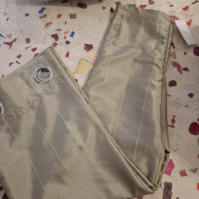 Luc1 pantalon brillant fines rayures 