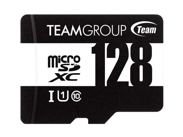 Team Group 128GB microSDHC UHS-I/U1 Class 10 Memory Card With Adapter, Speed Up To