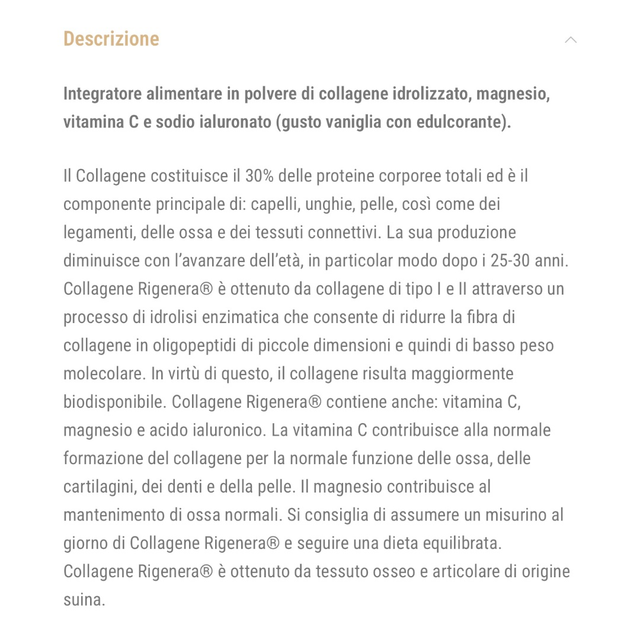 COLLAGENE RIGENERA® 330-333 g