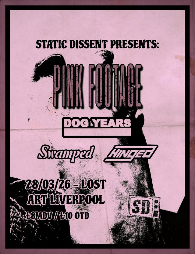 28th March - Pink footage, Dog Years, Swamped, Hinged