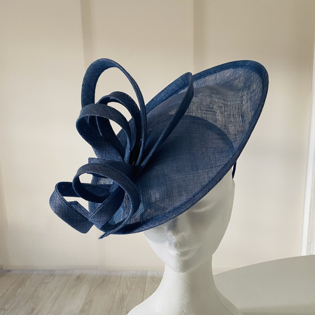💙Gracie Navy blue fascinator 