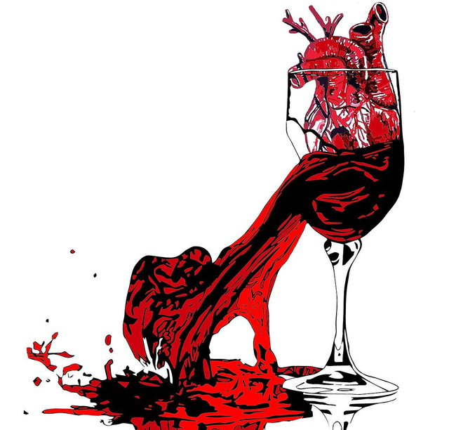 Heart of Glass A4 Print