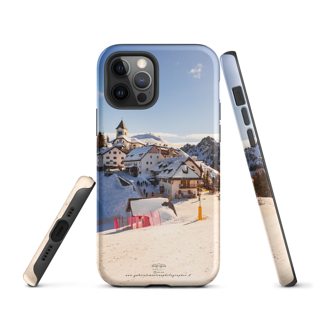  Cover iPhone rigida Monte Lussari winter 