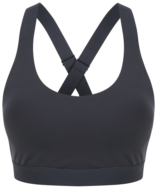Custom Sports Bra Charcoal