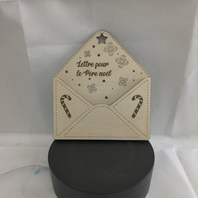 Noël enveloppe pour lettre Père Noël