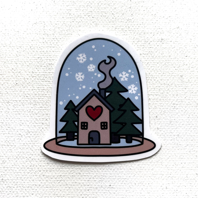 Sticker M Weihnachtsglasglocke