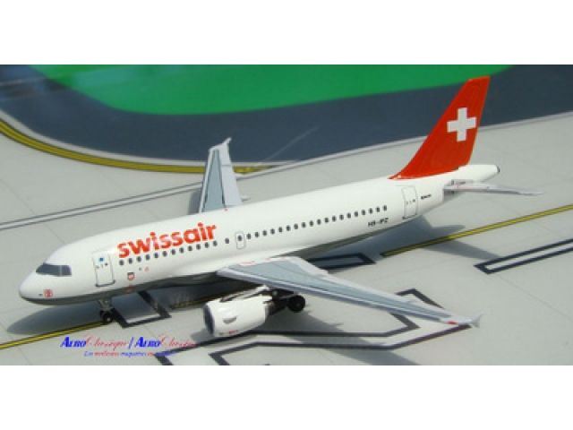 Swissair A319 (HB-IPZ) Modell von Aeroclassics, 1:400.