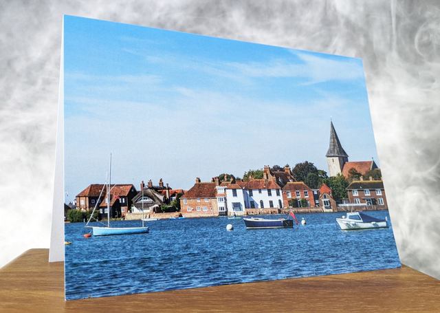 Bosham Harbour Blank Card