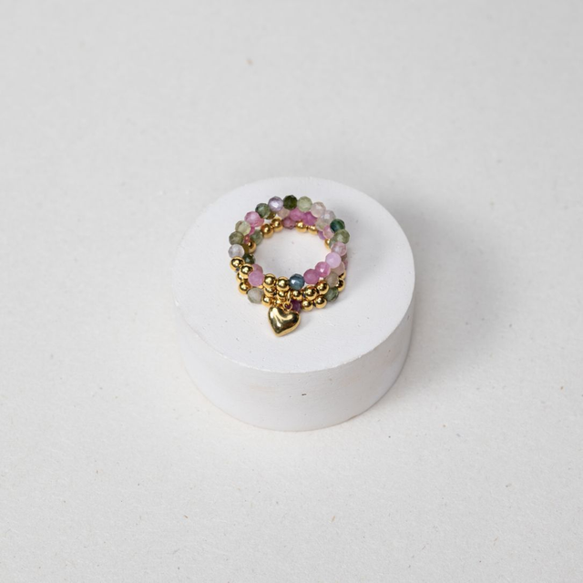 Bague Tourmaline Melon ajustable