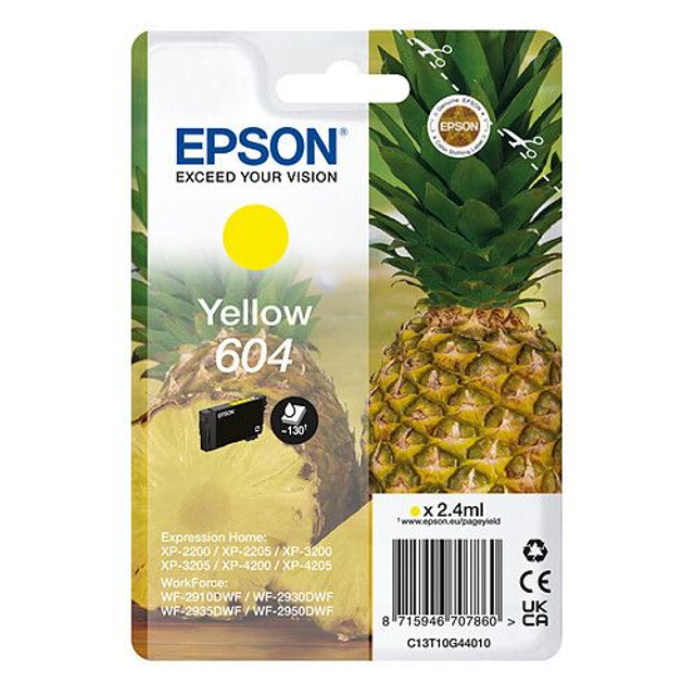 604 ORIGINALE EPSON JAUNE 604JOID