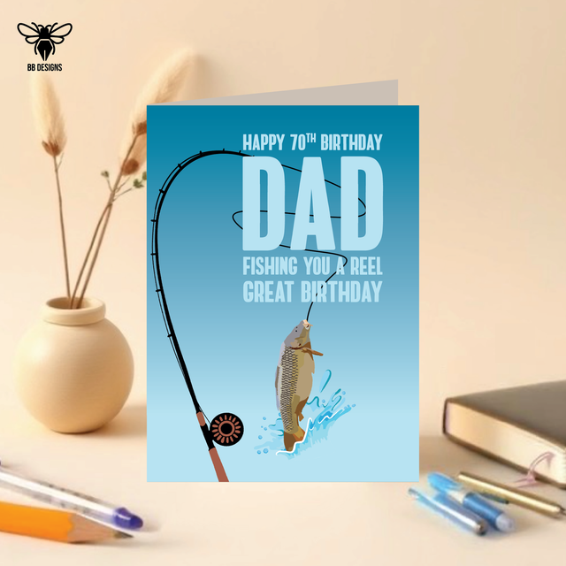 Fishing - Birthday Card