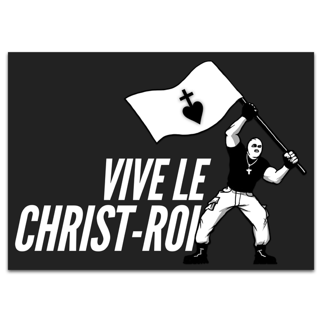 Stickers &quot;Vive le Christ-Roi&quot; @ines_bambam