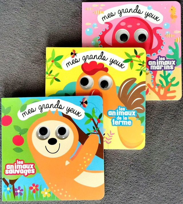 Lot de 3 Livres - Mes grands yeux