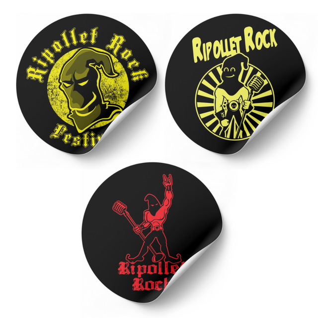 Pegatinas New Ripollet Rock