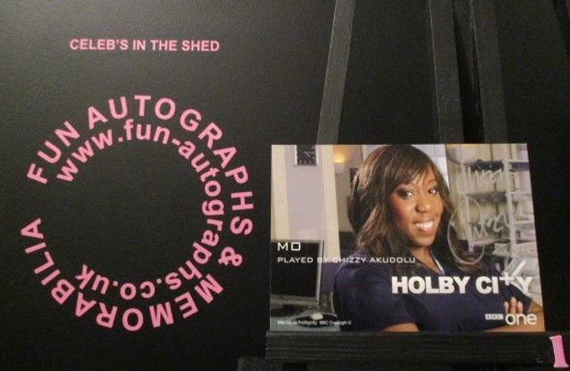 Chizzy Akudolu (Mo) Authentic Autographed Holby City 6x4 Cast Card (1)