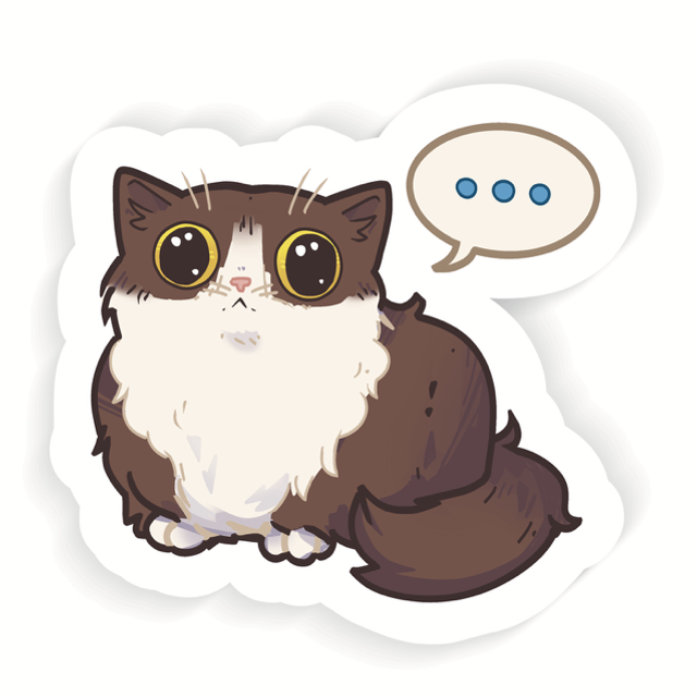 Dot dot dot sticker