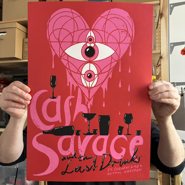 Gigposter "Cash Savage & The Last Drinks"