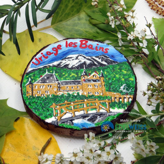 Uriage les Bains - parc avec château 