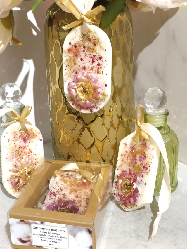 Suspension parfumée "Fleur de coton"