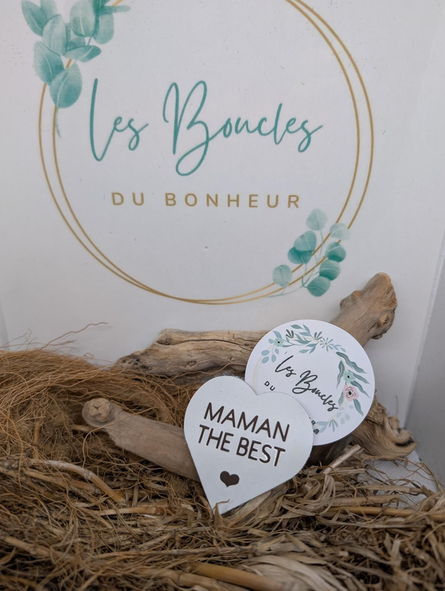Broche personnalisée Maman the best br056