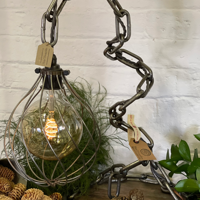 Chain Range Caged (large chain lamp)