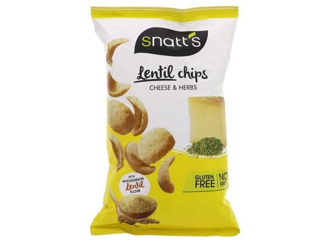 Snatt's Lentil Chips Cheese & Herbs 85g