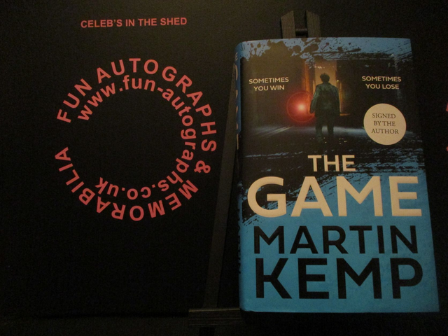 Martin Kemp 'The Game' Authentic Autographed Hardback Book (1)