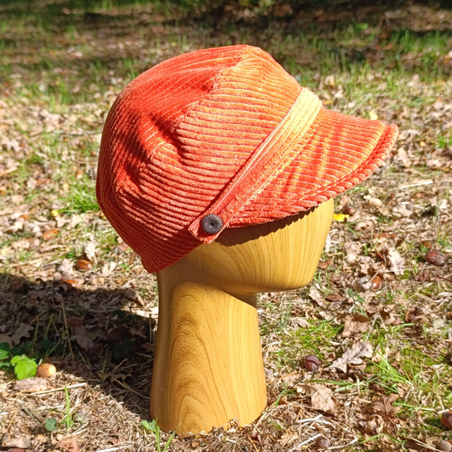 Casquette velours côtelé