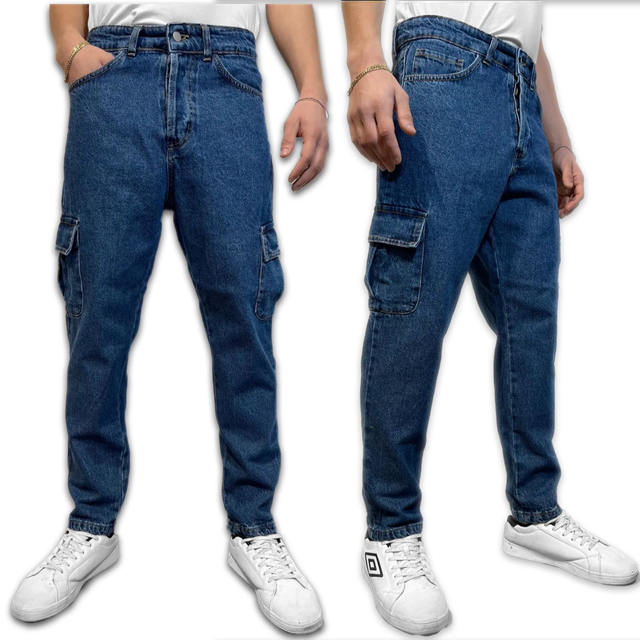 Jeans Cargo off Baggy Denim