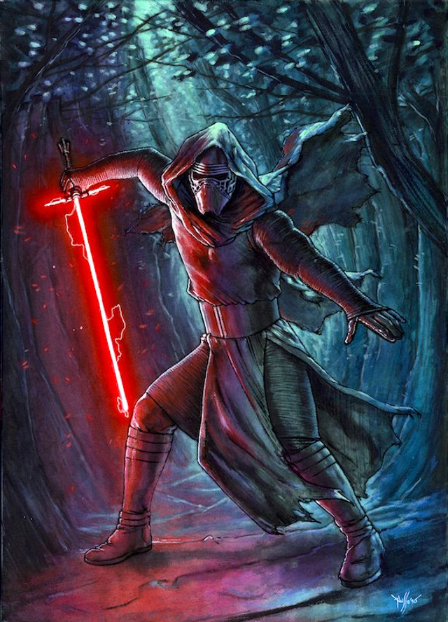 Kylo-Ren - Canvas
