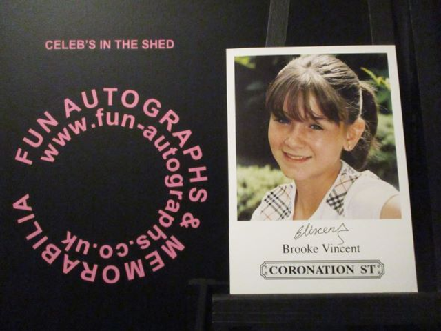 Brooke Vincent (Sophie Webster) Original Coronation Street Pre-Print Cast Card