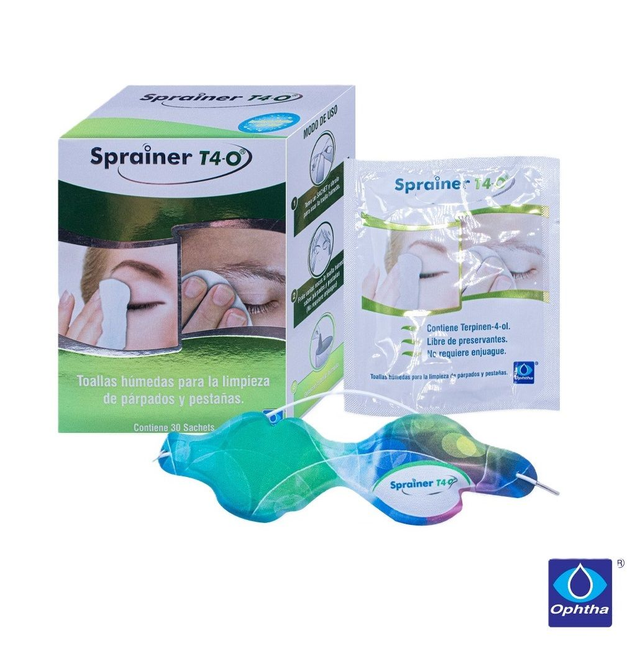 Toallitas húmedas para limpieza parpados y pestañas (30 unidades)