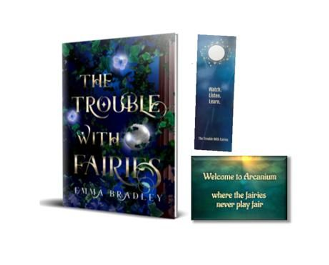 The Trouble With Fairies (signed with postcard and bookmark!)