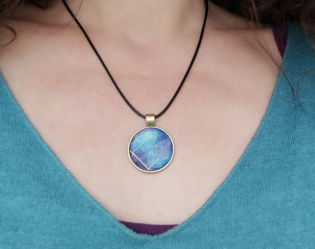 Colliers Empreintes Végétales