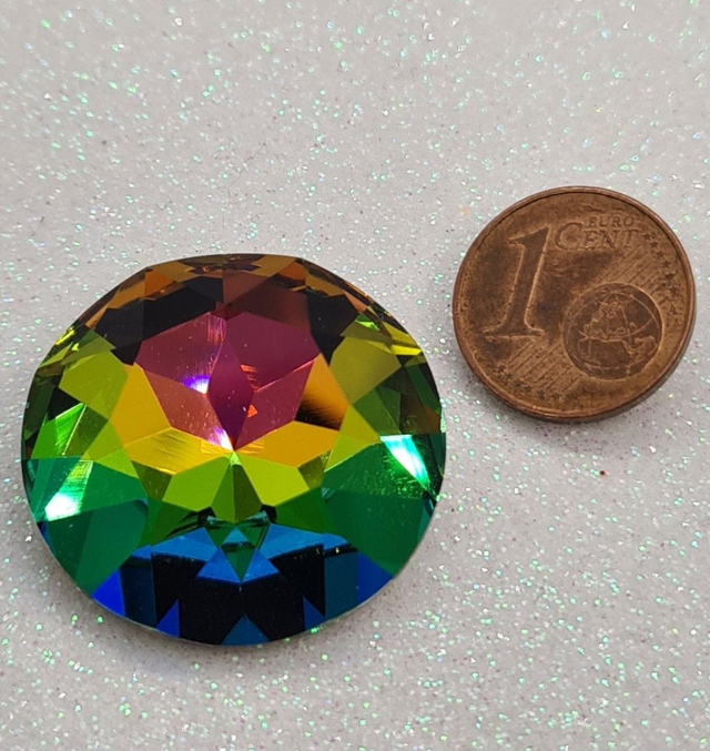 Fancy Chaton K9, Vitrail Medium, 27mm