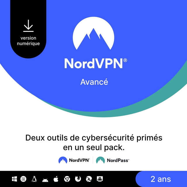 NordVPN Plus "Avancé" - 2 ans