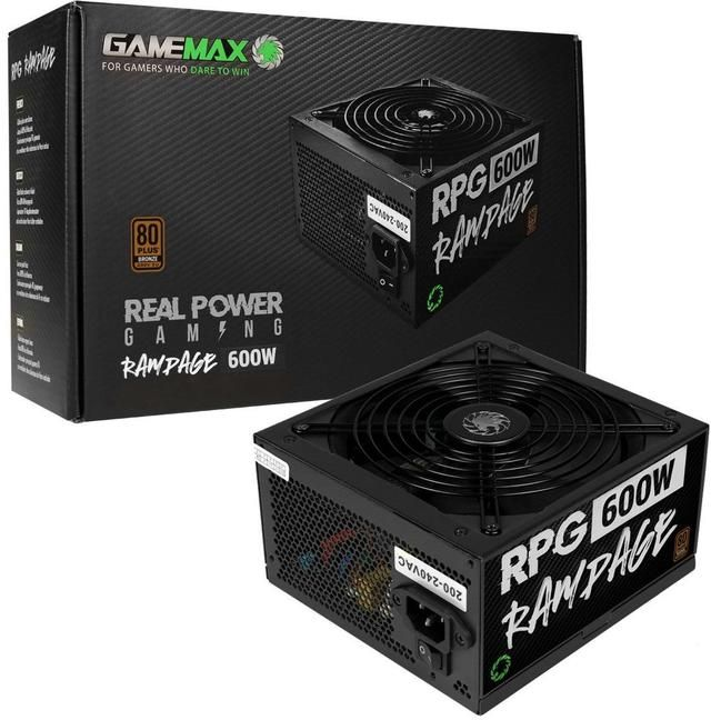 GameMax RPG Rampage 600W 80 Plus Bronze PSU