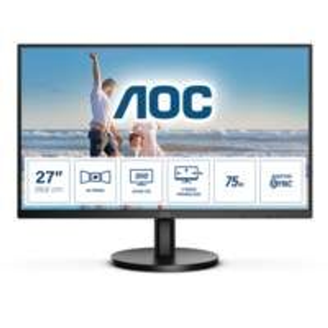 AOC LED 27inch Quad-HD Speakers Zwart